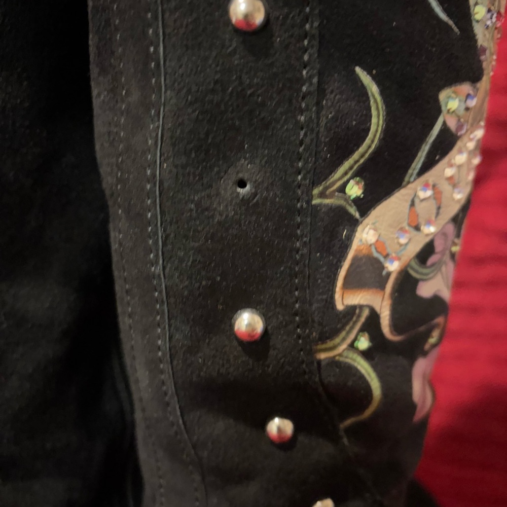 Ed Hardy Skull & “Kills” Heart Faux Fur Suede Tall Boots | Women’s US 6 - Picture 5 of 10